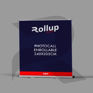 photocall enrollable 240x205cm madrid